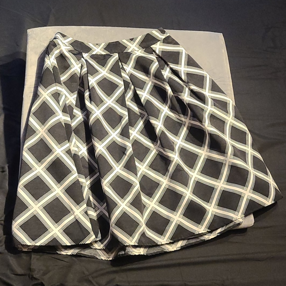 Black and white skirt